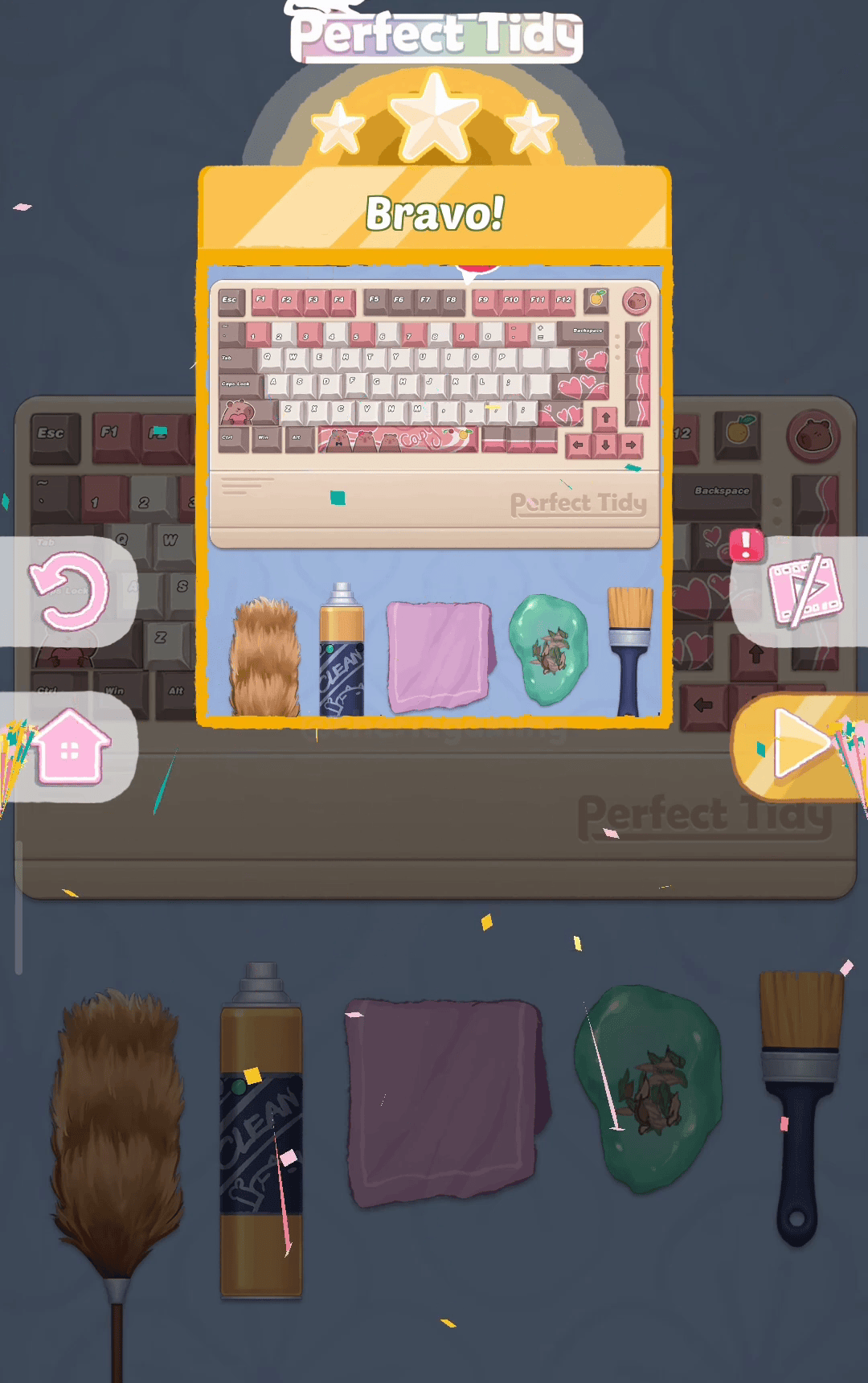 Perfect Tidy Level 110 Complete Walkthrough