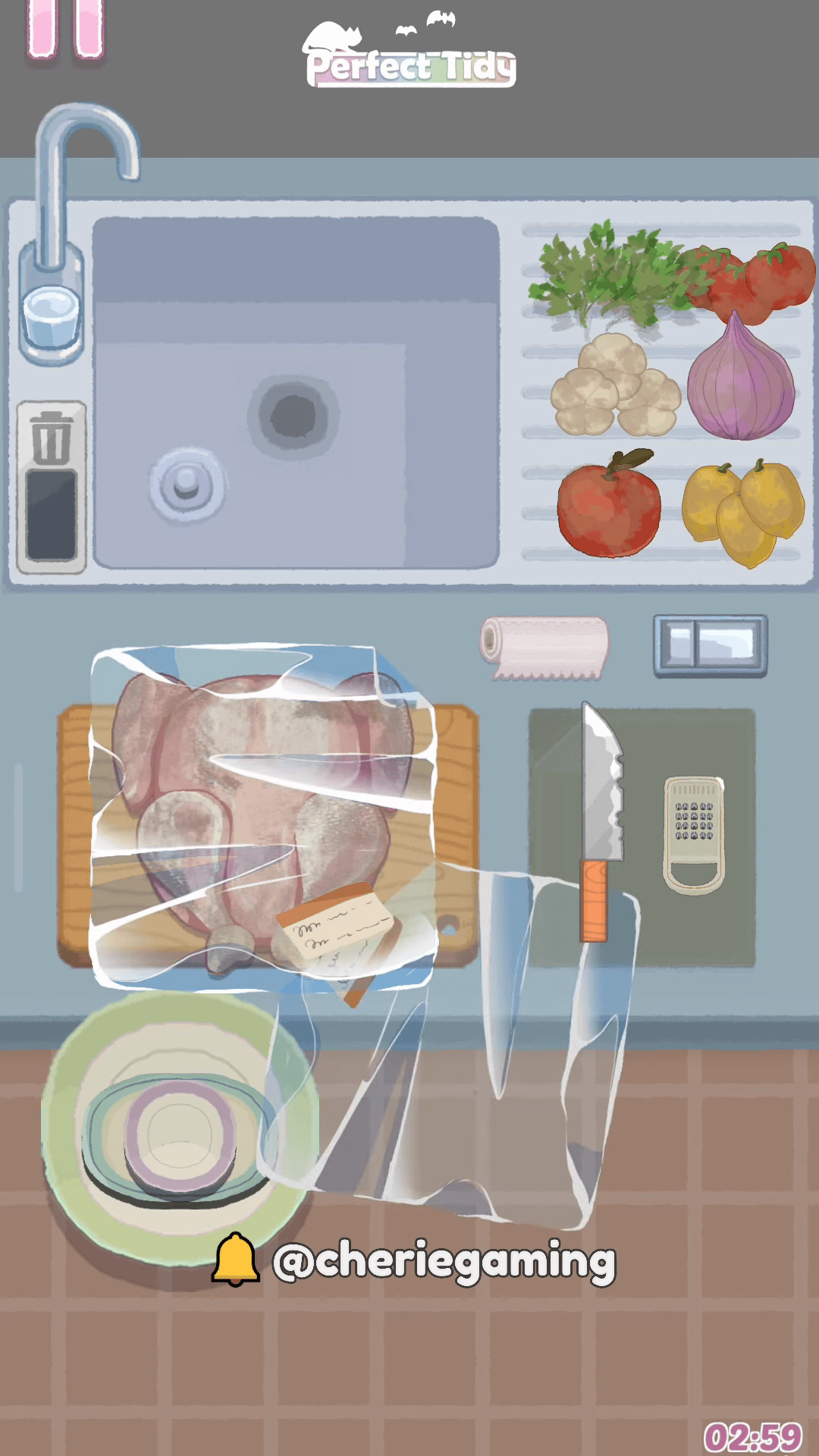 Perfect Tidy Thanksgiving Level 4 Complete Walkthrough Step 1
