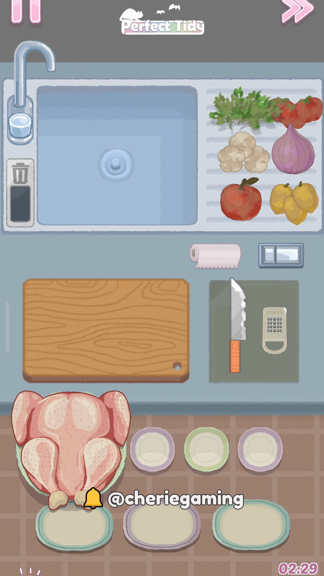 Perfect Tidy Thanksgiving Level 4 Complete Walkthrough Step 2