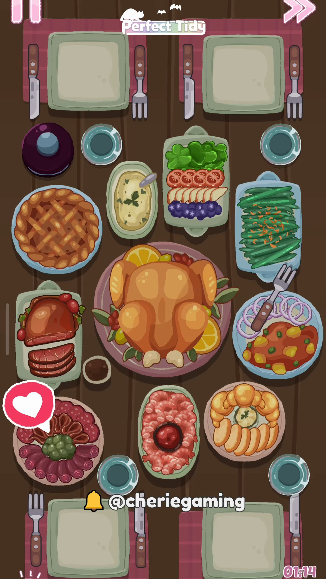 Perfect Tidy Thanksgiving Level 5 Complete Walkthrough Step 5